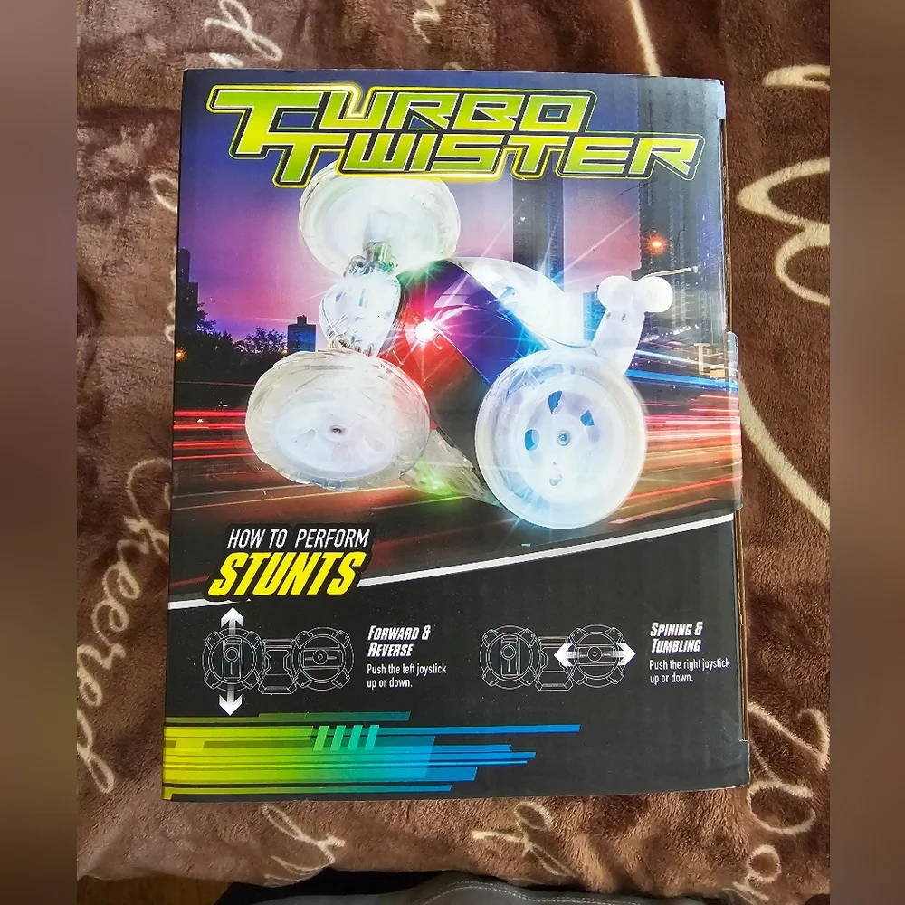 Turbo Twister Remote Control Stunt Car BLUE